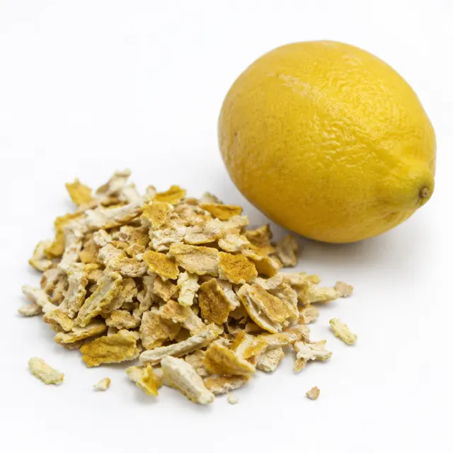 Lemon Peel Granules 1-3 mm Organic