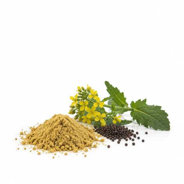 Mustard Seed Powder Black Brassica Nigra Organic