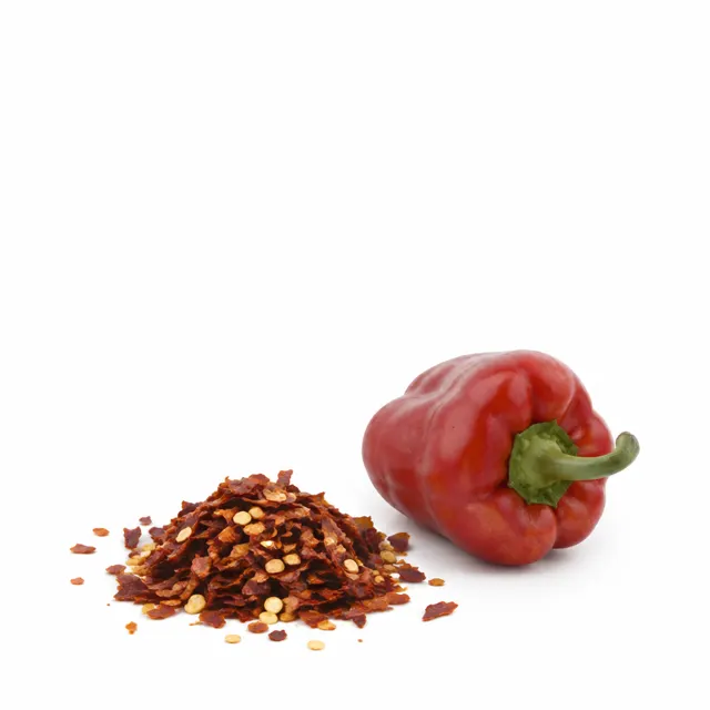 Sweet Pepper Flakes Red 9 mm Organic