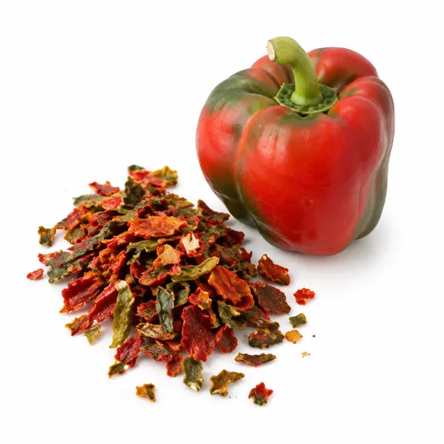 Sweet Pepper Flakes Red-Green 9 mm Organic
